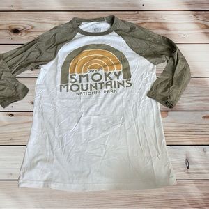 Parks Project Great Smoky Mountains National Park Retro baseball tee